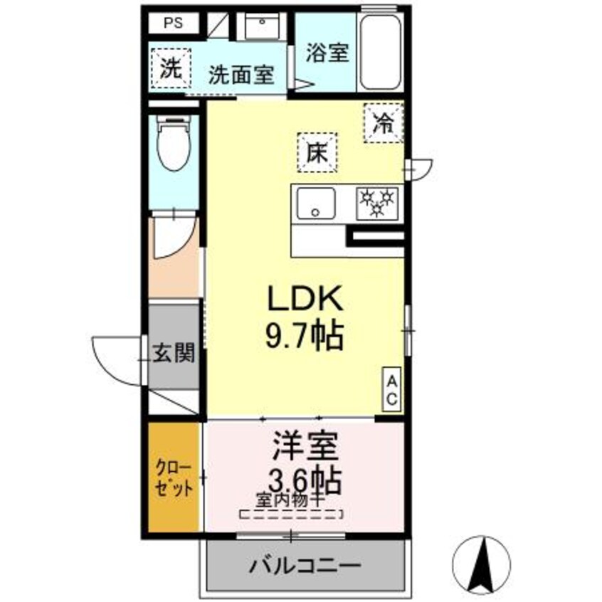 間取図 カトレアⅦ