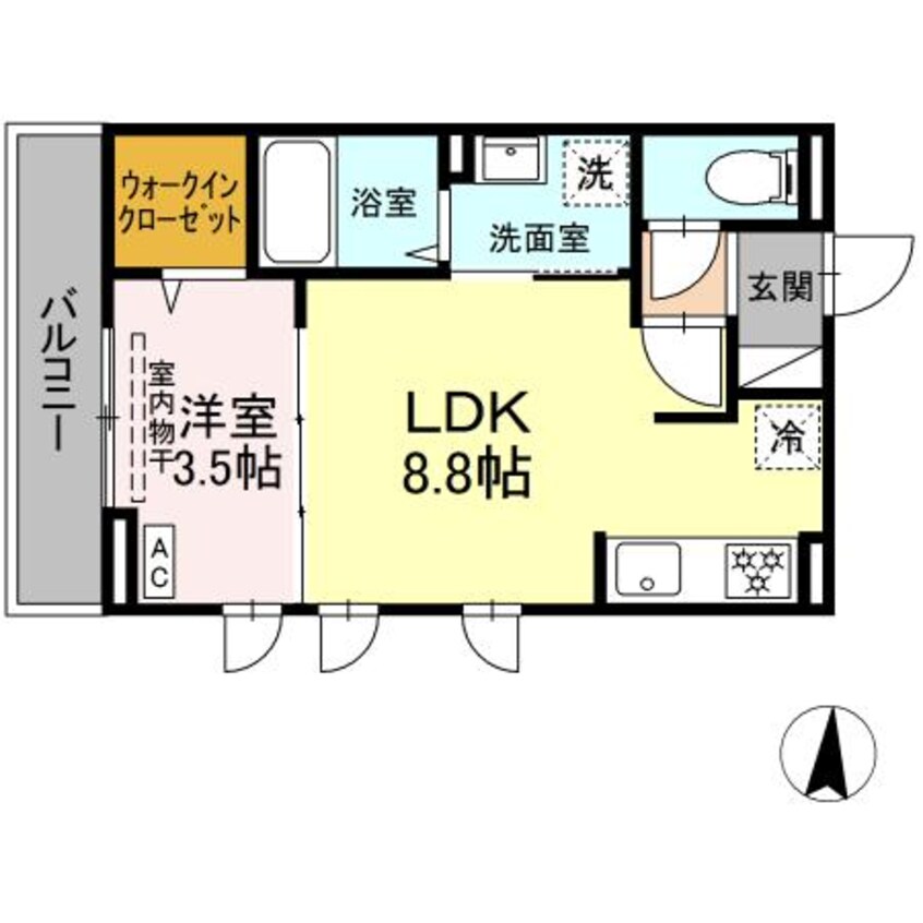 間取図 カトレアⅦ