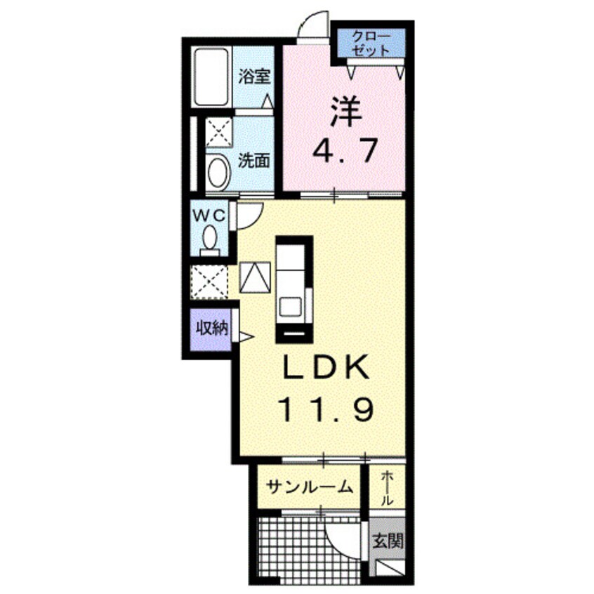 間取図 グランド・ルー　Ⅱ