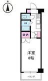 ジョイフル第５中村・ 1DKの間取り
