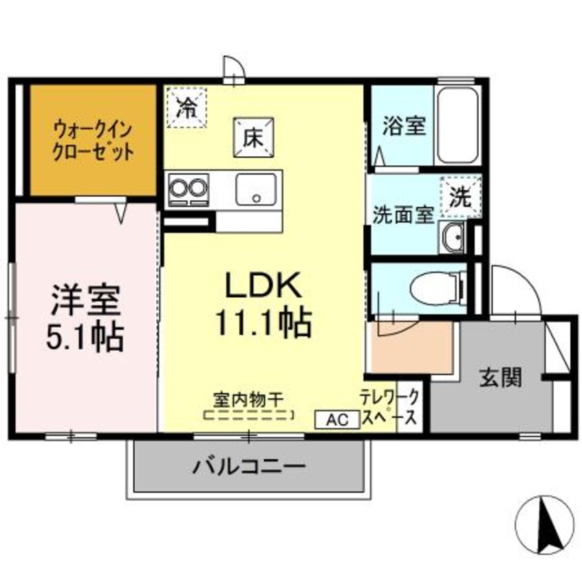 間取図 セジュールみさと