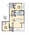 シャーメゾンマヒナ 2LDKの間取り