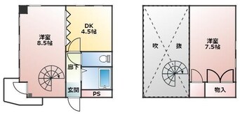 間取図 コヴァ朝生田