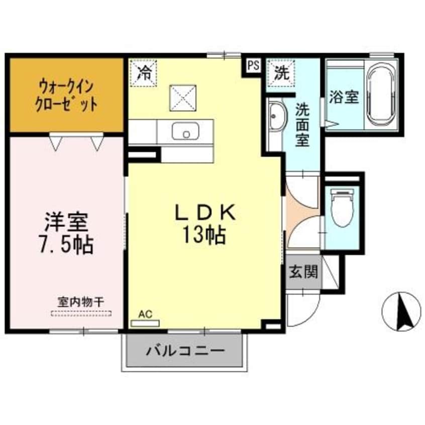 間取図 Sejour White・