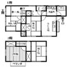 南久米一戸建 4DKの間取り