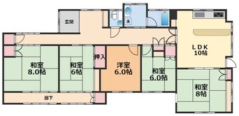 間取図 北梅本平屋