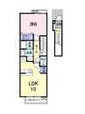 フルール　Ａ 1LDKの間取り
