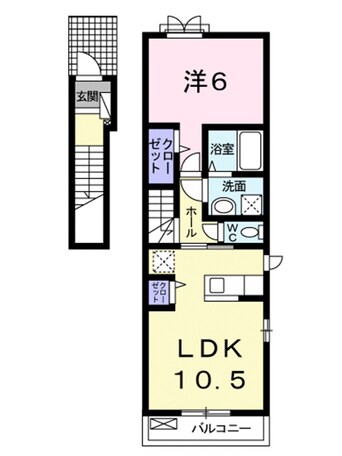 間取図 ボニート・ブローテ　Ⅱ