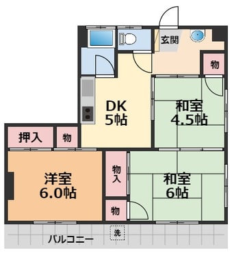 間取図 ハイツワイアール