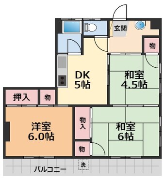 間取図 ハイツワイアール