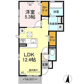 間取図 セジュール椿
