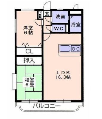 間取図 プチシャンス