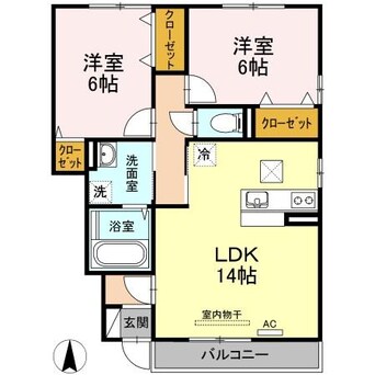 間取図 ウェスティ一色