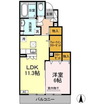 間取図 リヴェール来住・