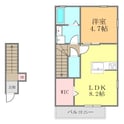 Ｂｅｌｇｒａｖｉａ朝生田ｐｒｅｍｉｕｍ 201の間取図