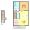 Ｂｅｌｇｒａｖｉａ朝生田ｐｒｅｍｉｕｍ 201 1LDKの間取り