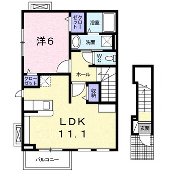 間取図 ジェルメ・Ｎ