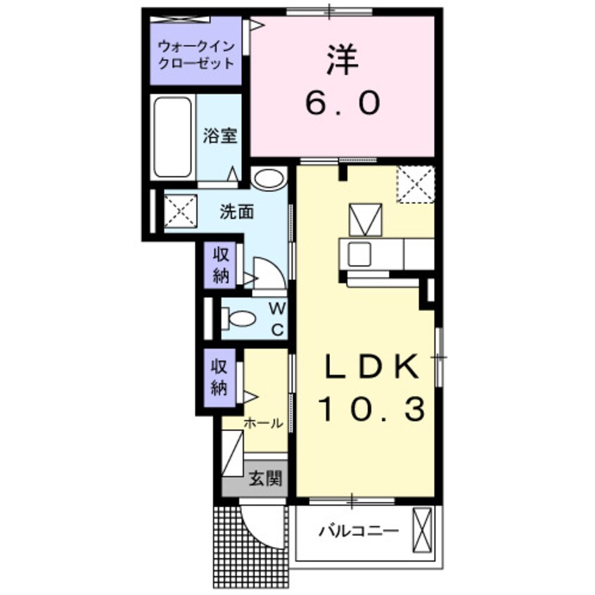 間取図 フェリーチェ　Ⅰ