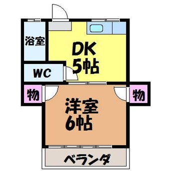 間取図 束本アパート（不動産センター）