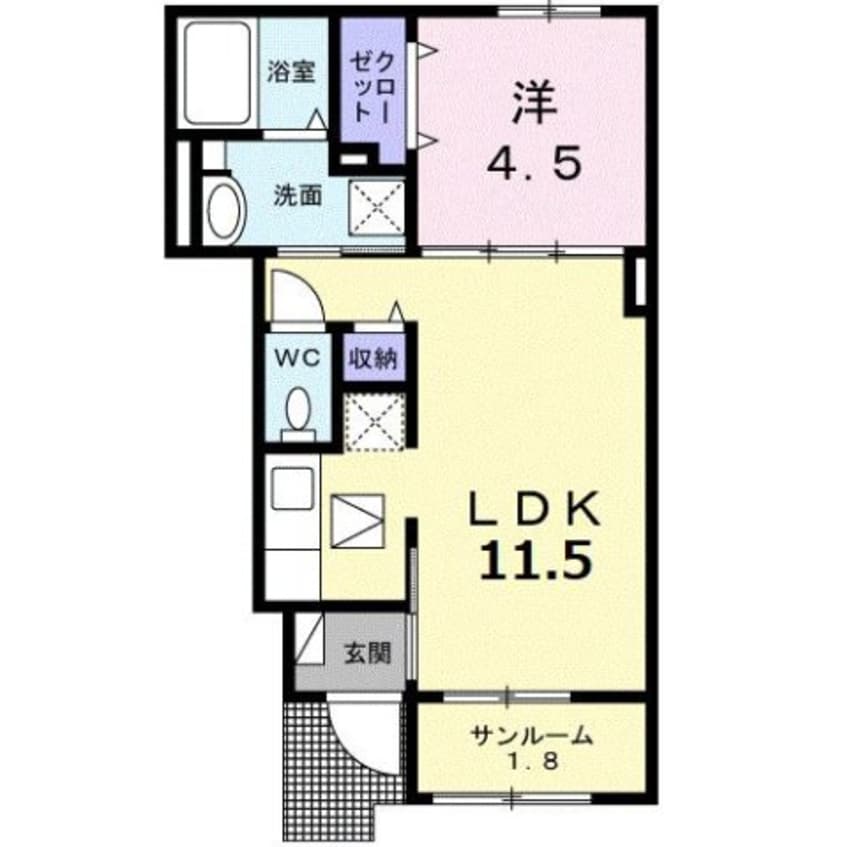 間取図 メゾン・アリエッタ