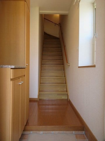 ゆったりとした玄関です リヴァーパークⅡ　Ｃ