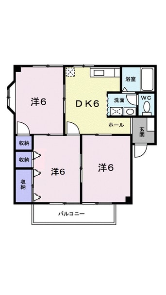 間取図 ロイヤルプリンス２１