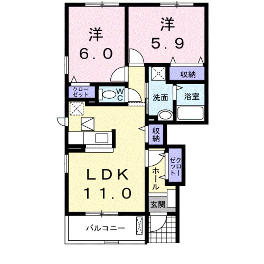 間取図 ベルファミーユ