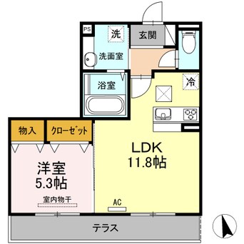 間取図 パルハイブリッジⅢ