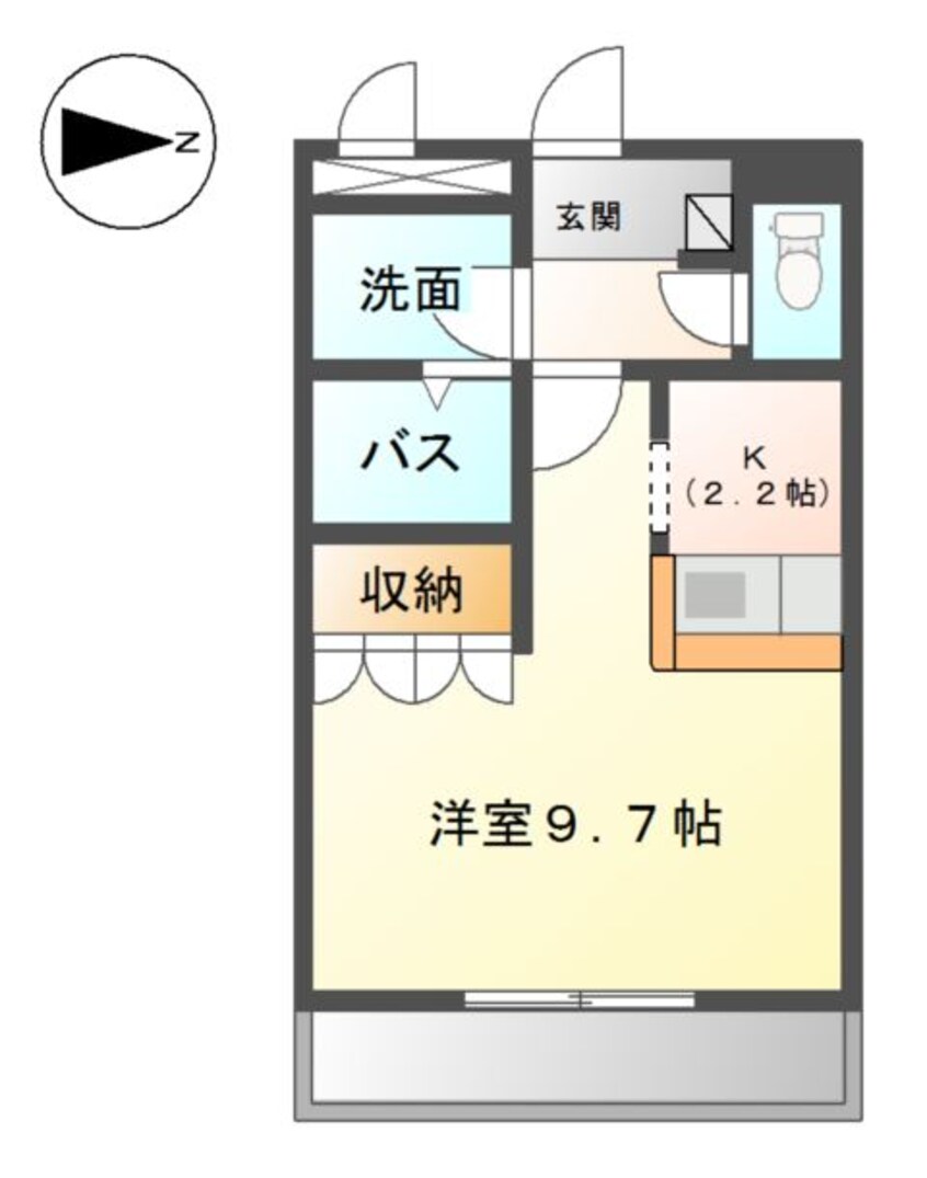 間取図 カメリア パレス