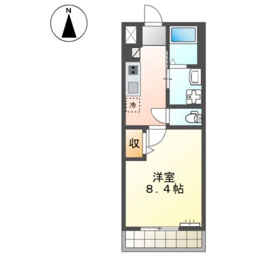 間取図 ユーロピュア　西山