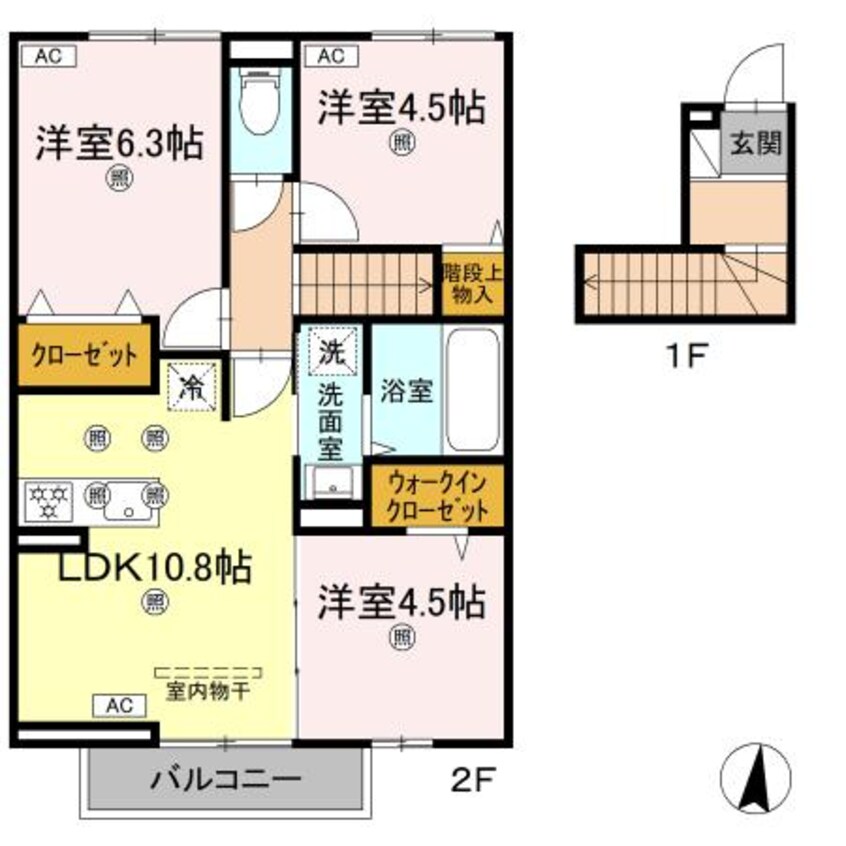 間取図 ルミクレアコート
