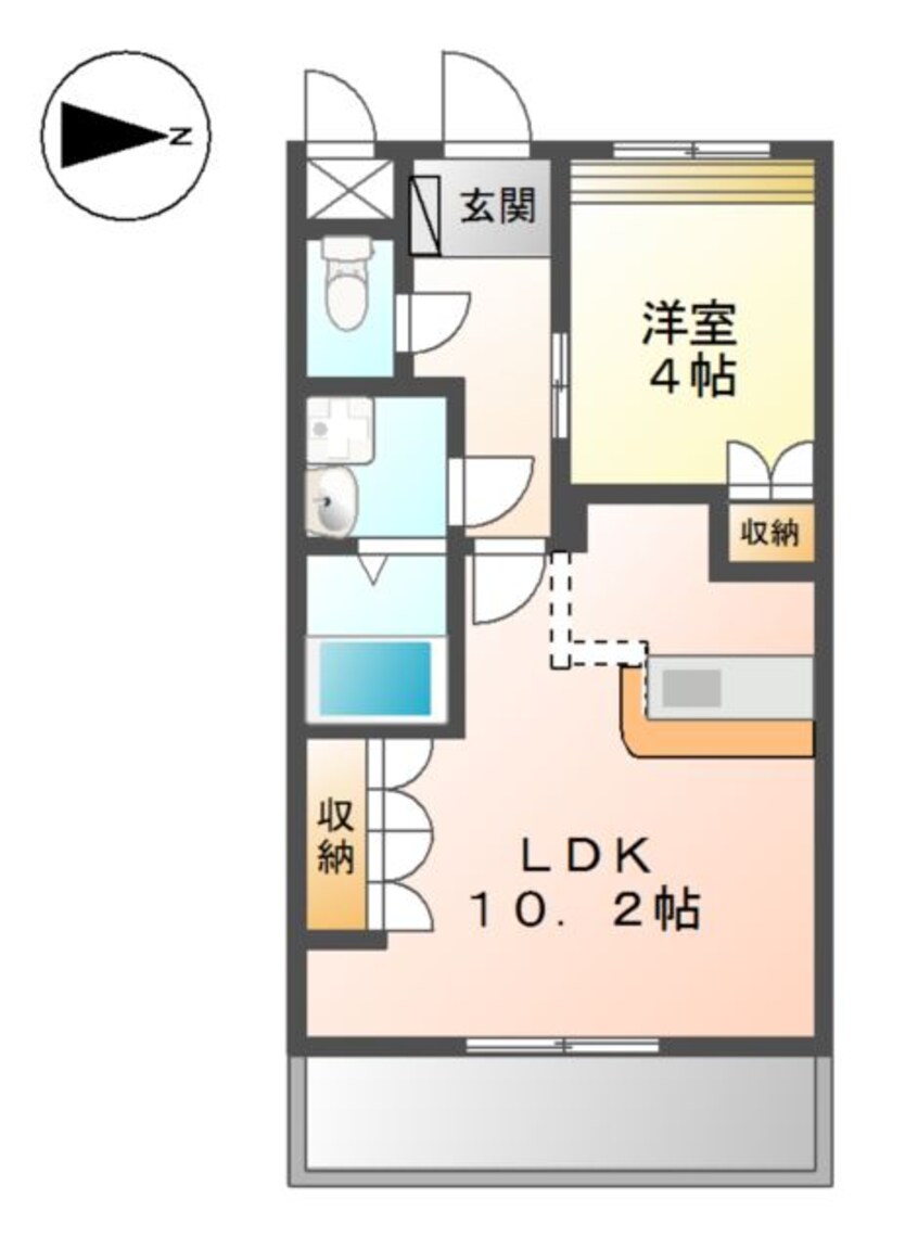 間取図 プラムガーデンYouki