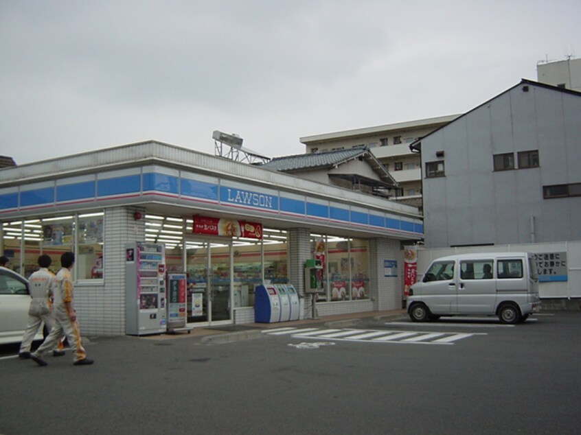 ローソンまで350ｍ プラムガーデンYouki