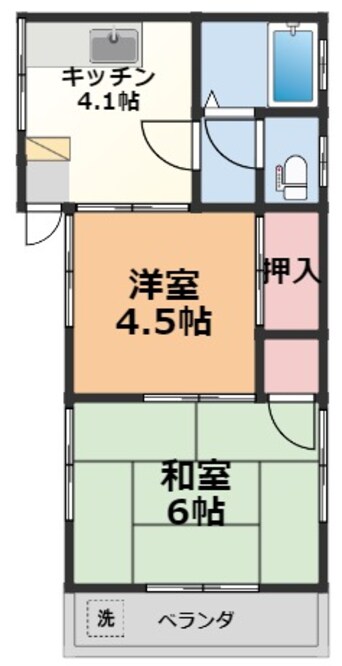 間取図 竹本アパート