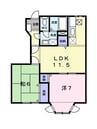 ピュアハイムＡ 2LDKの間取り