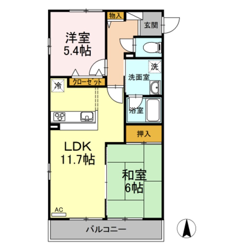 間取図 フローレンスMAI・