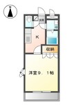 プラムガーデン Sin 1Kの間取り