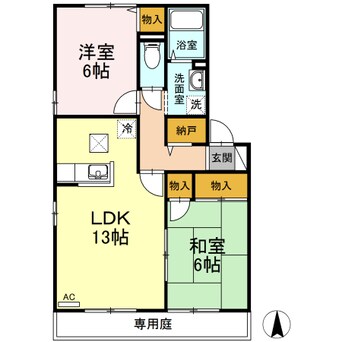 間取図 ヴィラ里音　さえずり館・