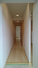 明るい玄関です トーラス