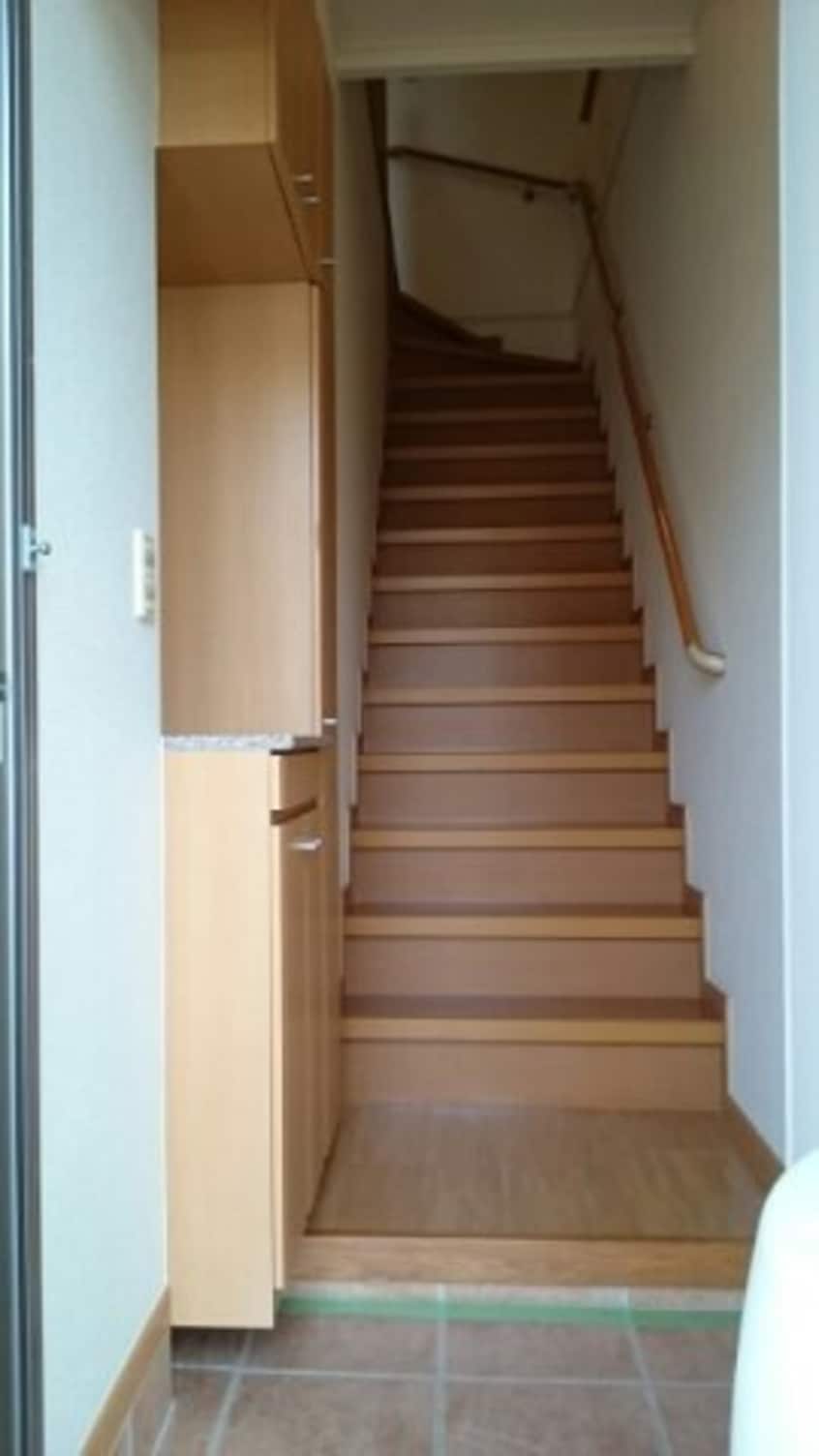 毎日通る玄関はこちらです リヴァーパークⅡ　Ａ