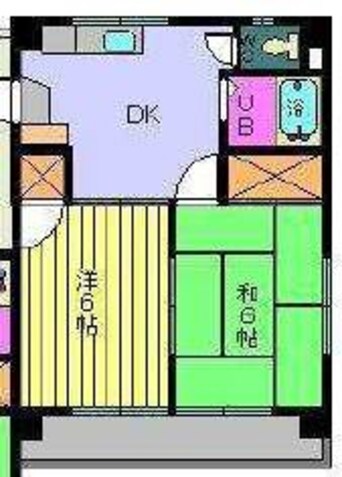 間取図 シャトー鶴原・