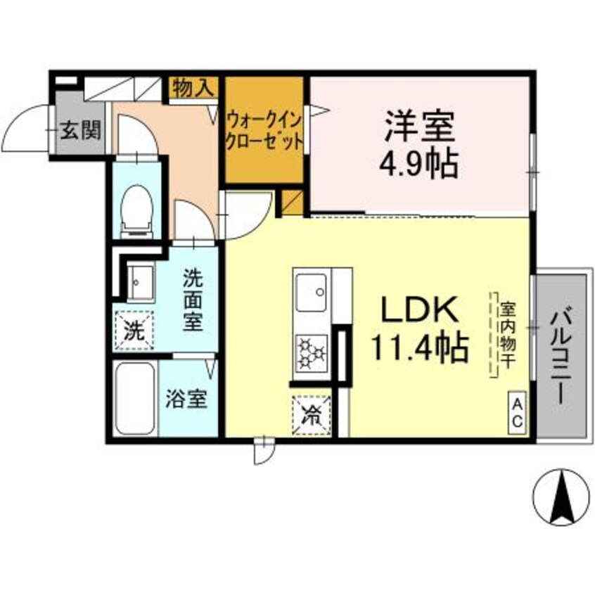 間取図 LAYOVER