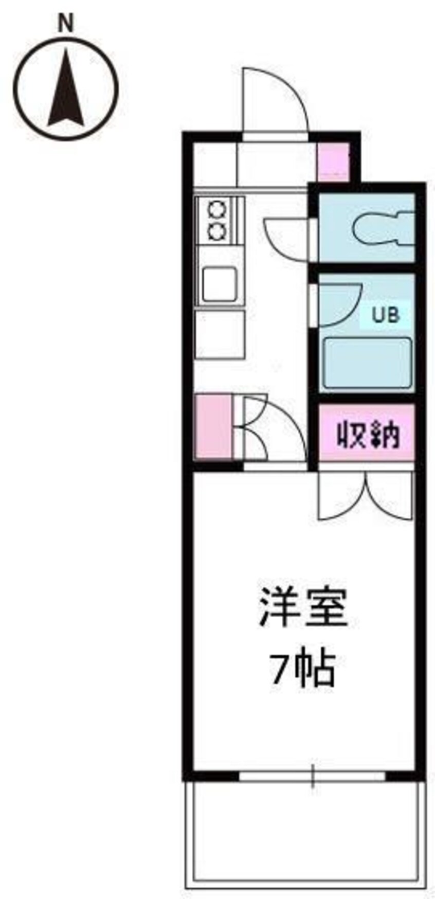 間取図 ジョイフル第３小坂・