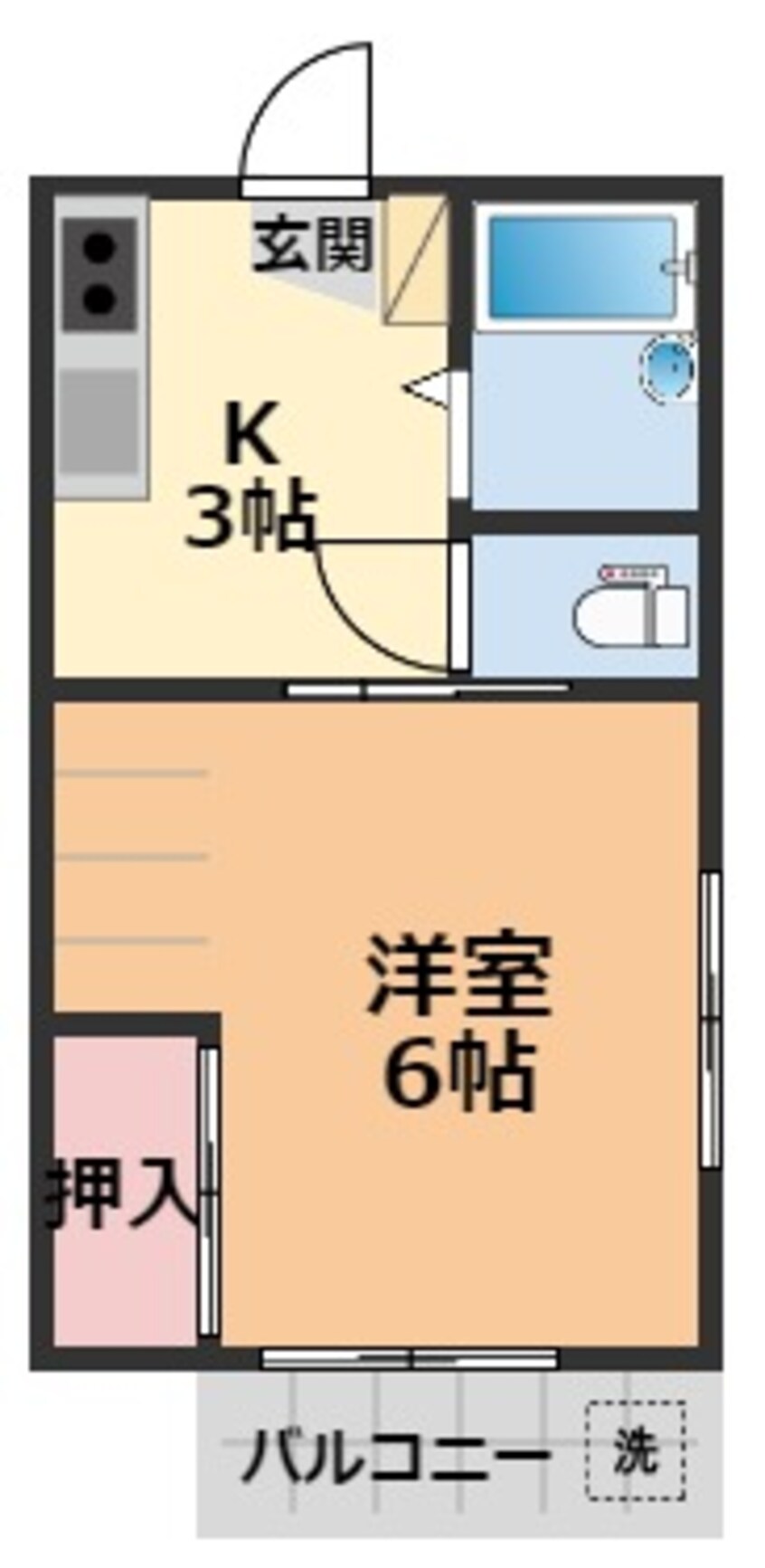 間取図 メゾン伏木