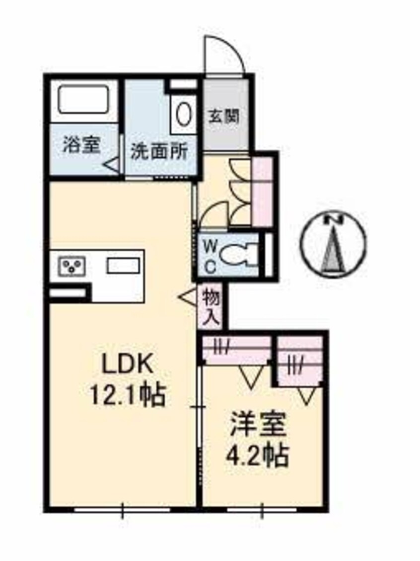 間取図 アトリエール北井門