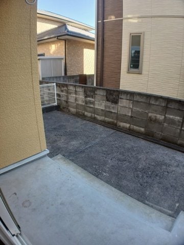 簡単な家庭菜園も楽しめるお庭です ソレイユＫ枝松Ｂ