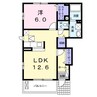 フィリア・デュオ・グランツ　Ｍ 1LDKの間取り