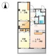 サンコレクト 2LDKの間取り