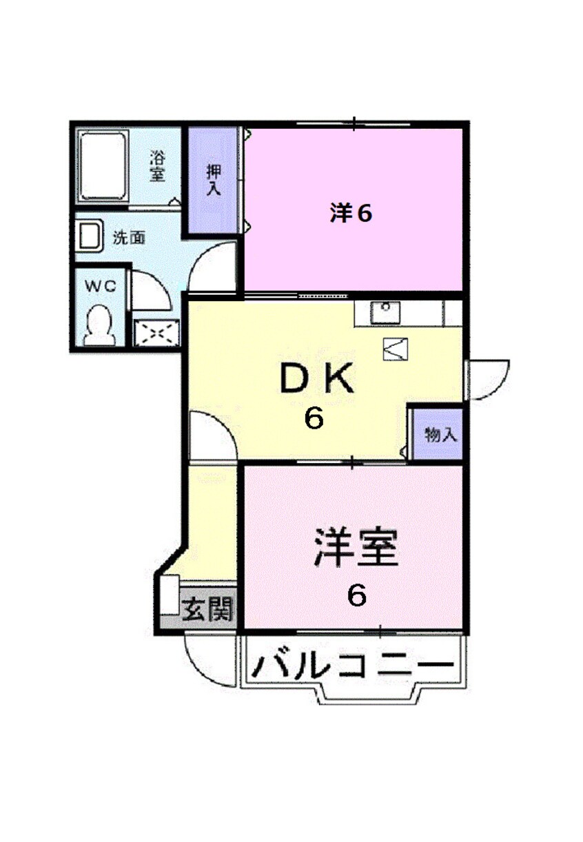 間取図 レジデンス淡路　Ａ