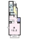 ミニヨンⅡ　Ａ 1Rの間取り